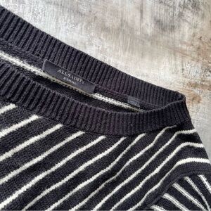 All Saints Stripe Vani jumper sweater size X Small preowned